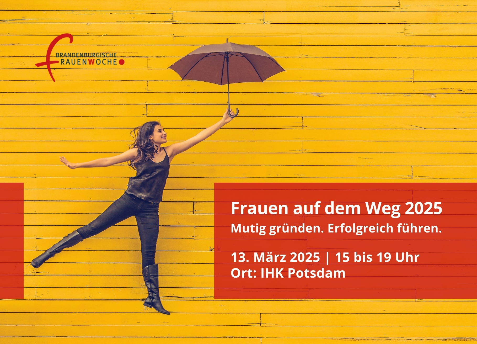 Frauen auf dem Weg 2025 - Mutig gründen. Erfolgreich führen.