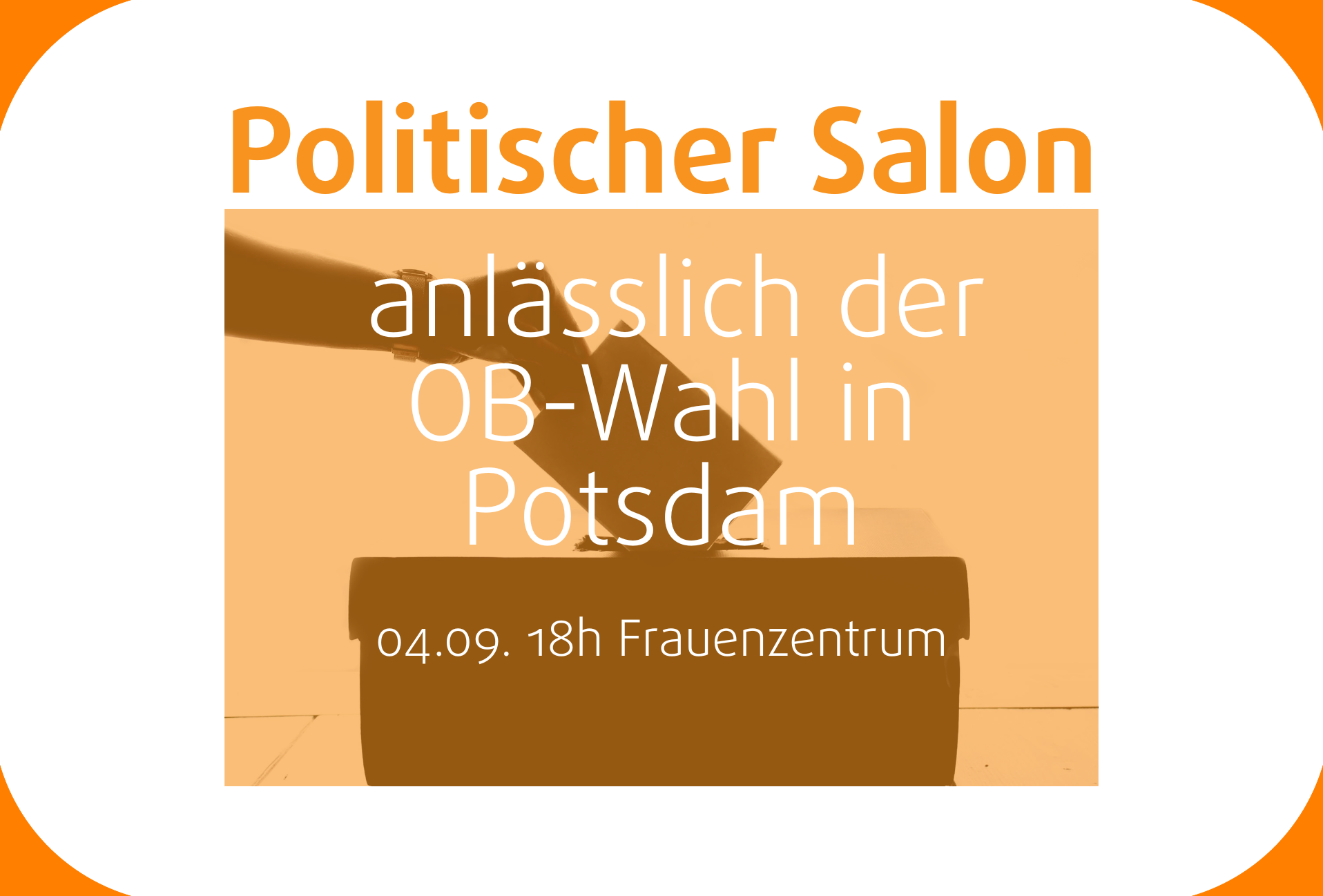 Politischer Salon anlässlich der OB-Wahl in Potsdam