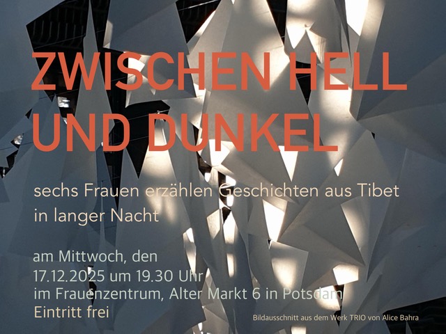 "Zwischen Hell und Dunkel“ - Erzählabend zur längsten Nacht des Jahres