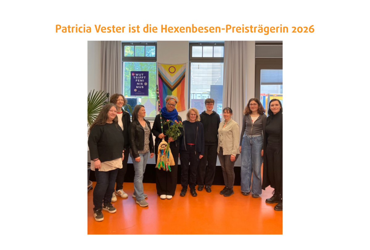 Gruppenbild mit der Preisträgerin Patricia Vester
