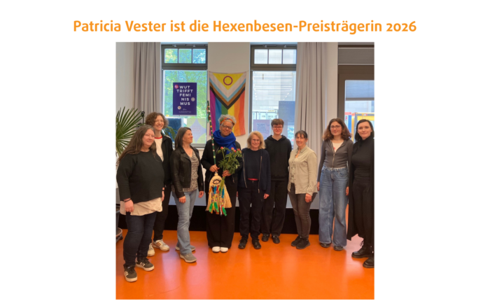 Gruppenbild mit der Preisträgerin Patricia Vester