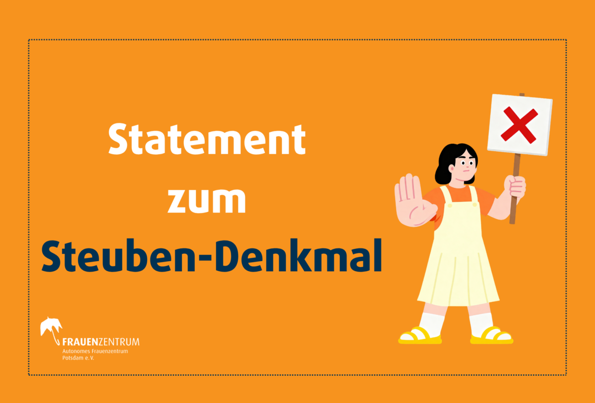 Statement zum Steuben-Denkmal