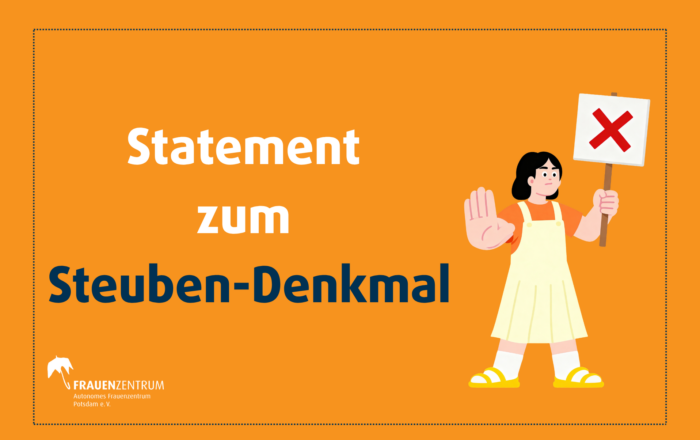 Statement zum Steuben-Denkmal