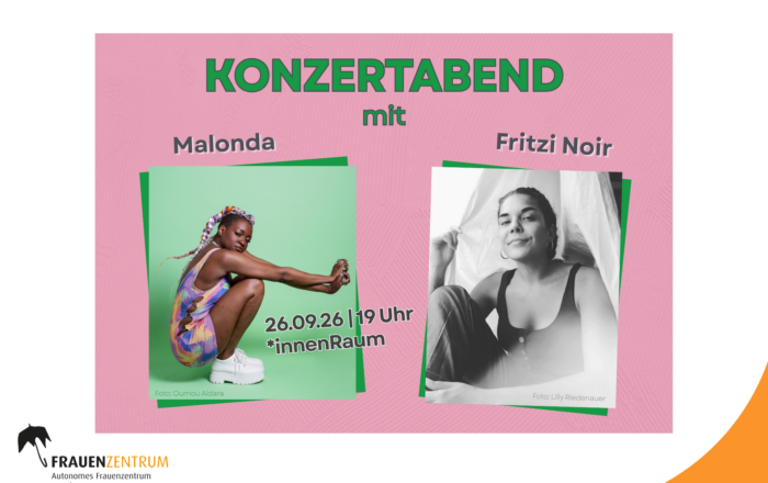 Konzertabend mit MALONDA und Fritzi Noir